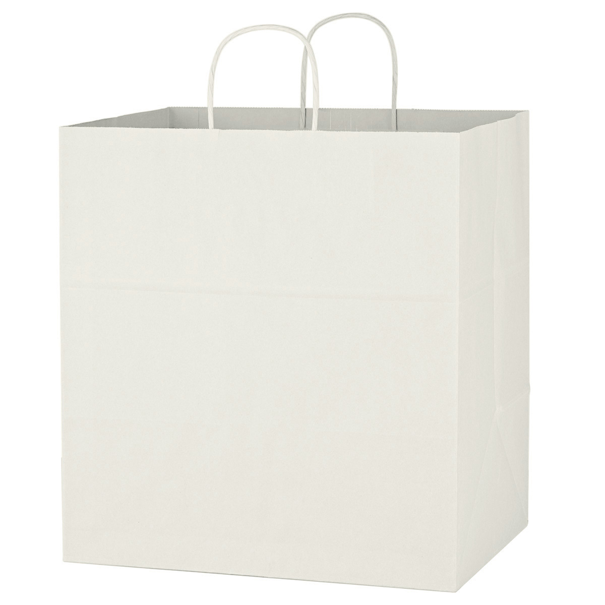 3915 - Bolsa de Papel Kraft Color Blanco para Compras 14" x 15"