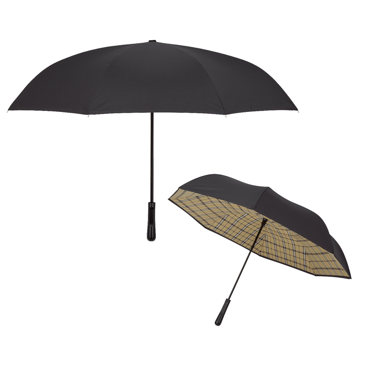 4043 - Paraguas Invertido con Apertura Manual de Tela Pongee 48"