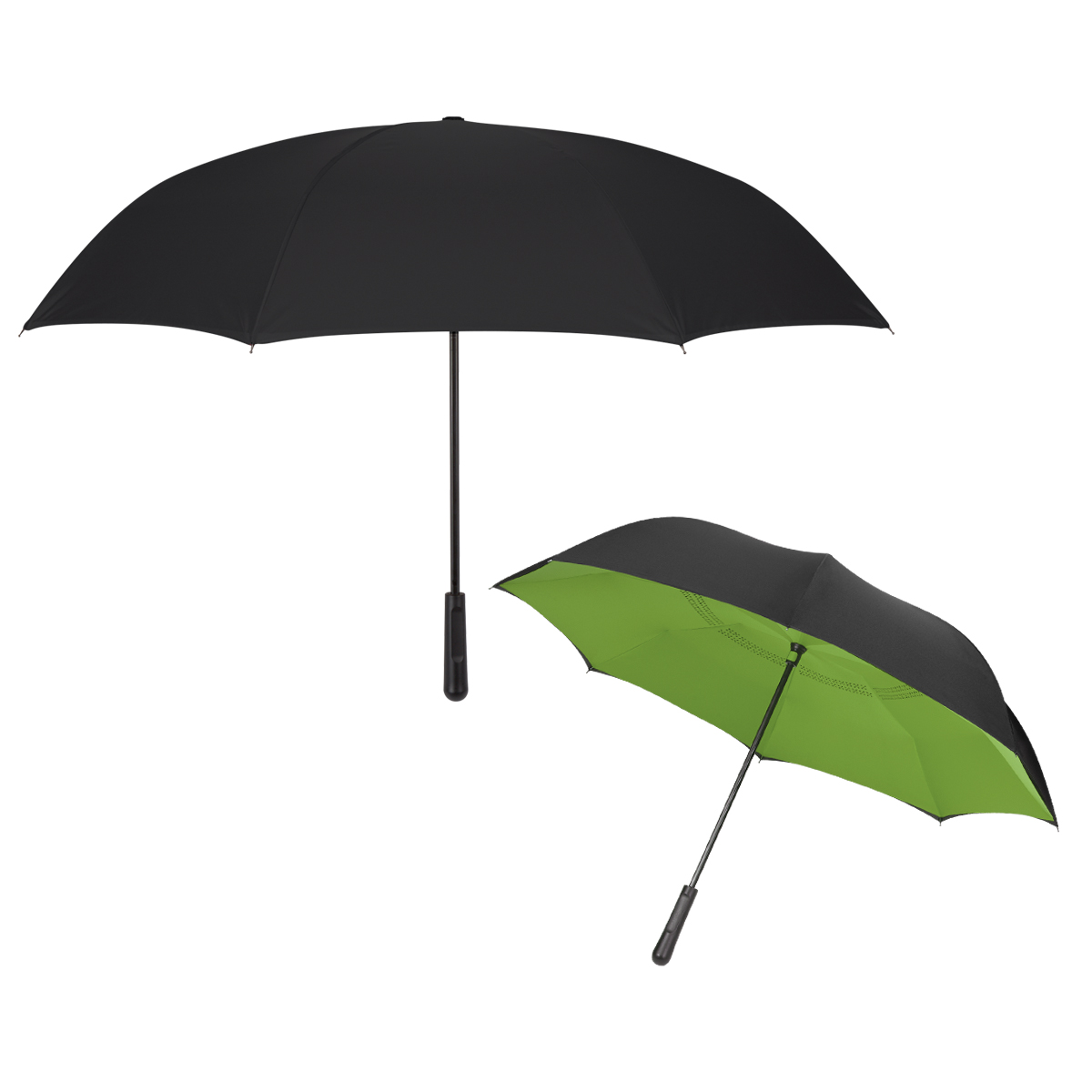 4145 - Paraguas Invertido Manual de Doble Cubierta de Tela Pongee 48"
