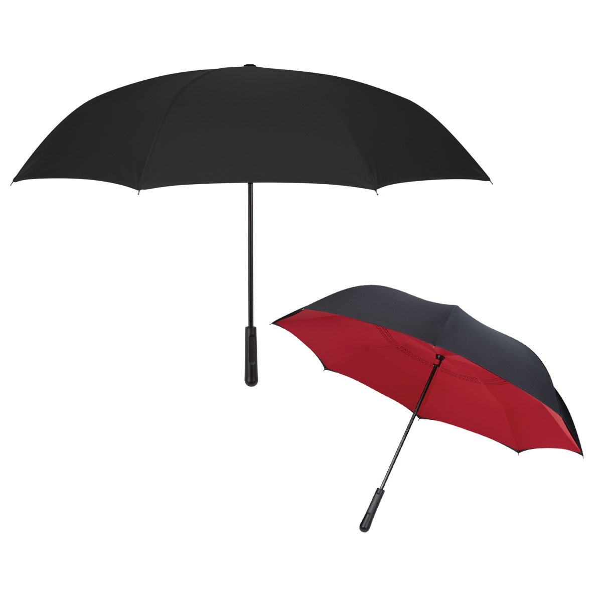 4145 - Paraguas Invertido Manual de Doble Cubierta de Tela Pongee 48"
