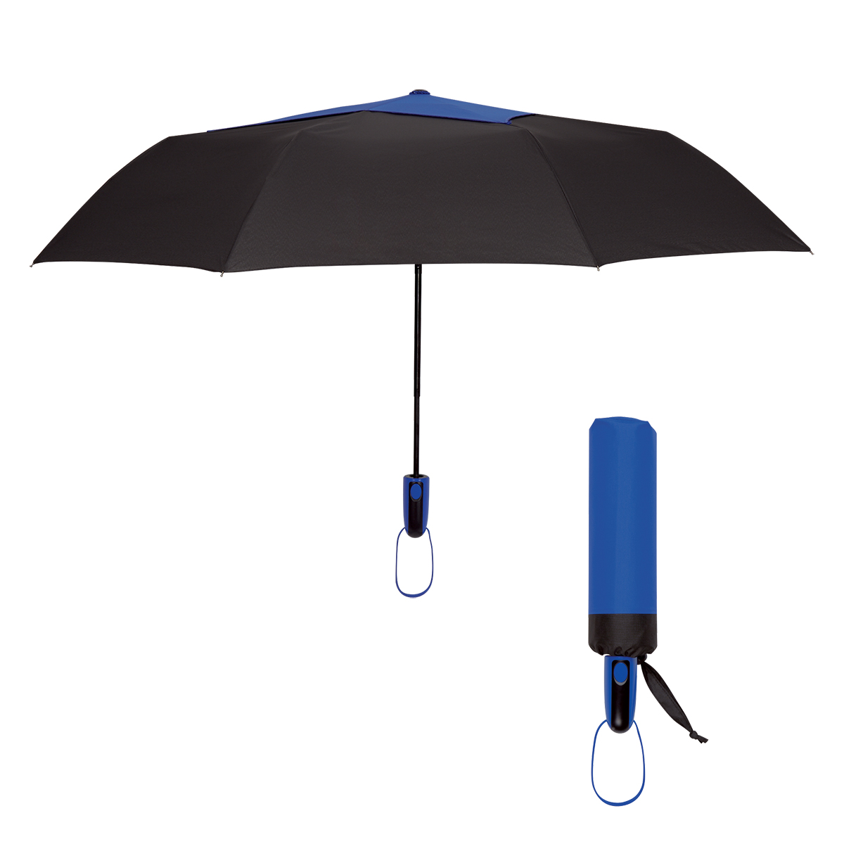 4150 - Paraguas de Apertura Automática de Tela Pongee de 44" con Ventilación