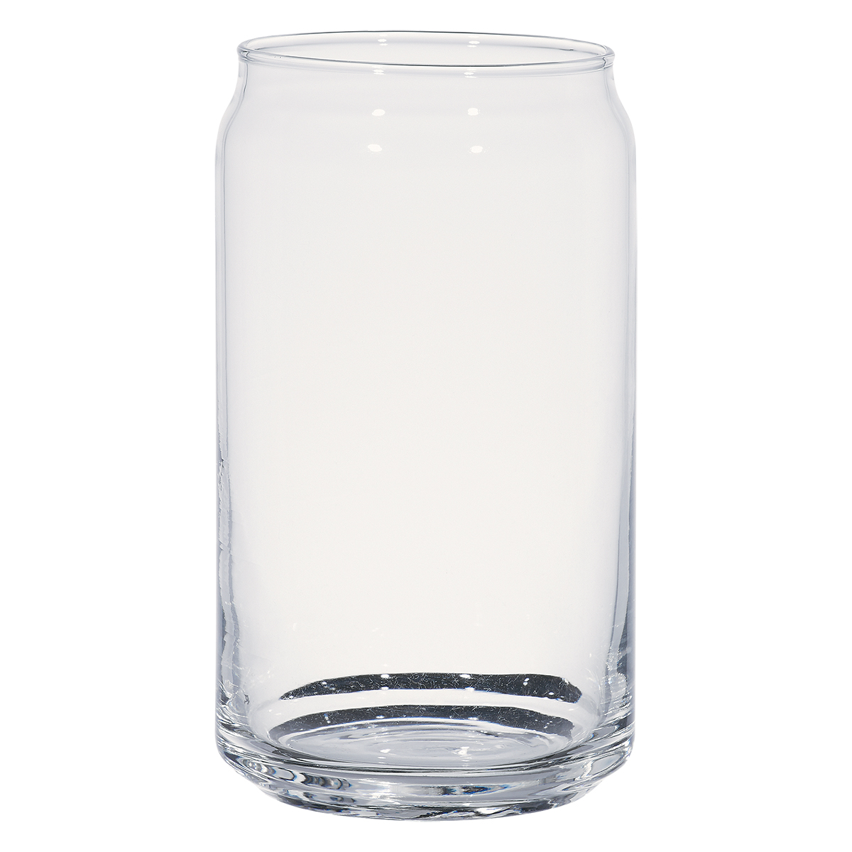 6016 - Vaso de Vidrio en Forma de Lata para Cerveza 16 Oz.