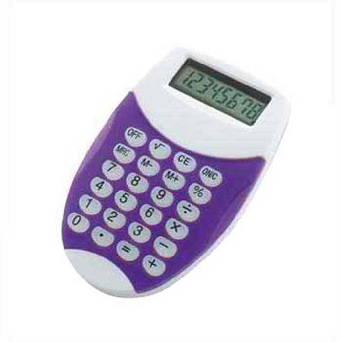C03-0050 - Calculadora de Bolsillo de Plástico con Pantalla LCD