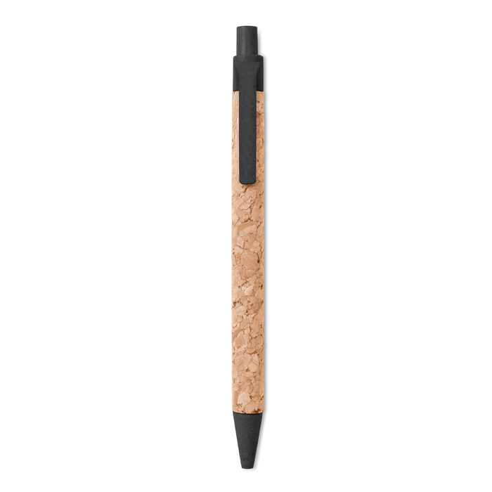 MO9480 - Bolígrafo de Corcho, Paja de Trigo Ecológica y ABS