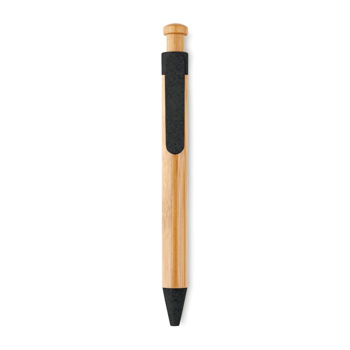 MO9481 - Bolígrafo de Bambú, Paja de Trigo y ABS